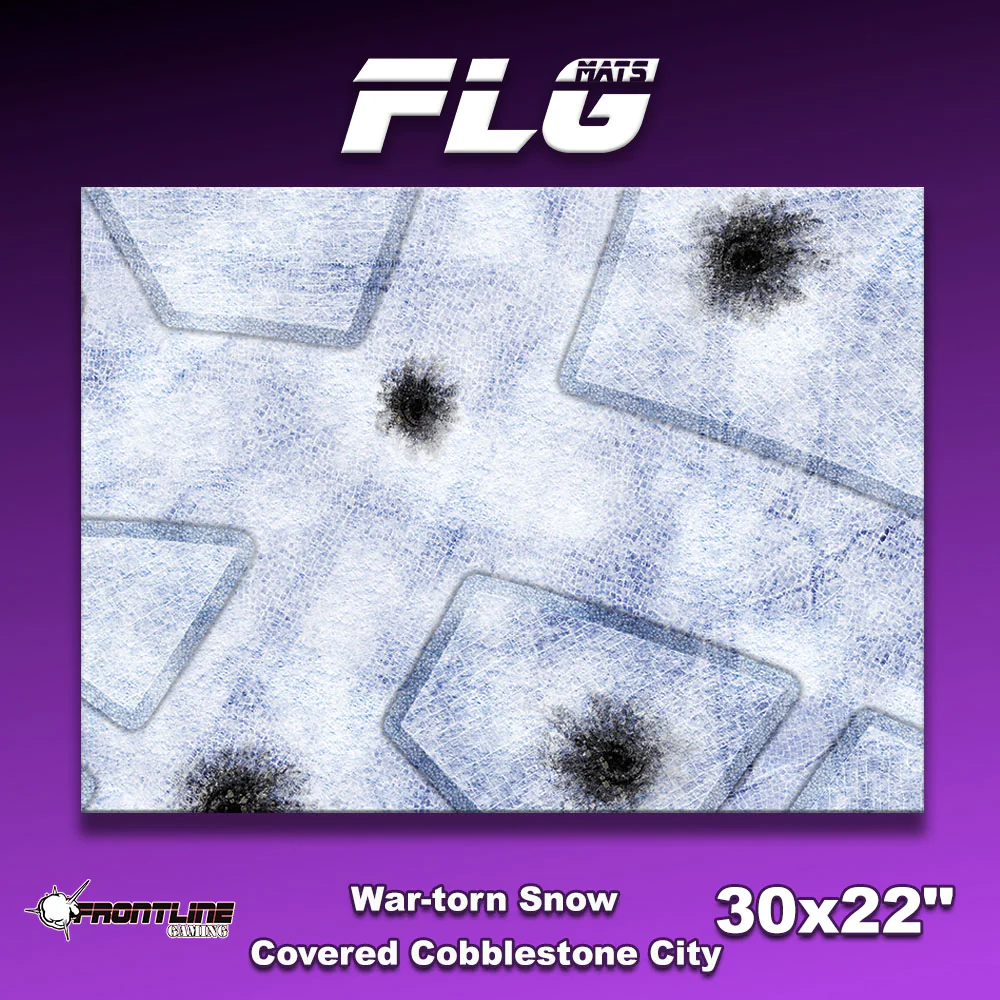 FLG Mats: War-torn Snow Covered Cobblestone City 1 - Image 10