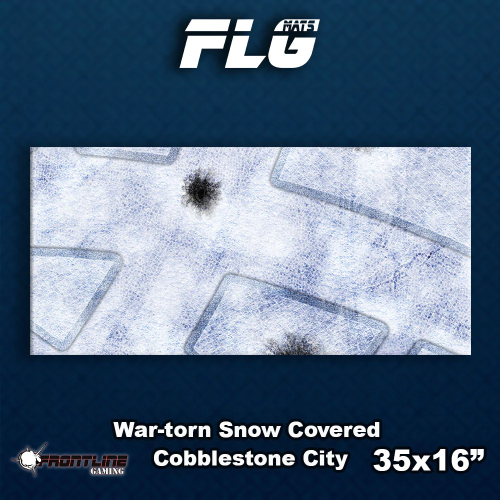 FLG Mats: War-torn Snow Covered Cobblestone City 1 - Image 11