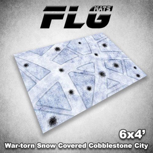 FLG Mats: War-torn Snow Covered Cobblestone City 1 - Image 3