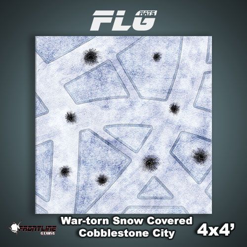 FLG Mats: War-torn Snow Covered Cobblestone City 1 - Image 5