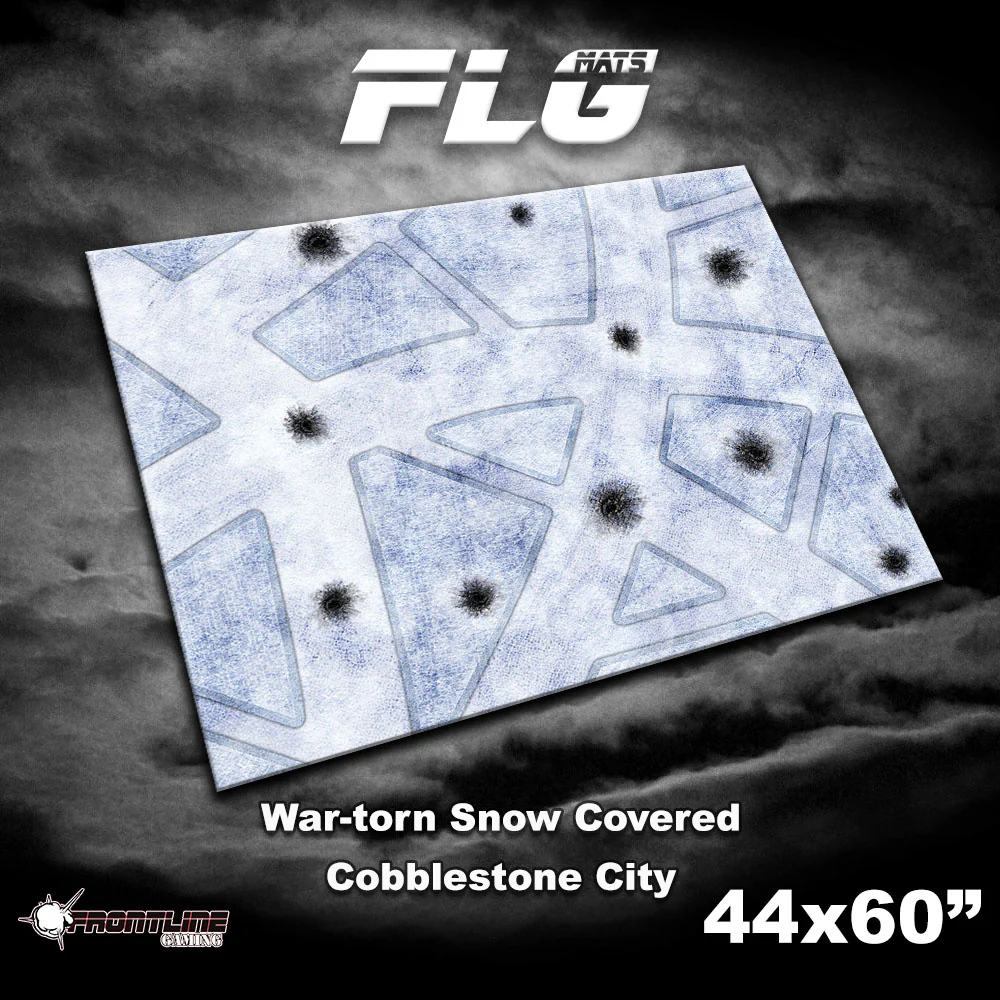 FLG Mats: War-torn Snow Covered Cobblestone City 1 - Image 7