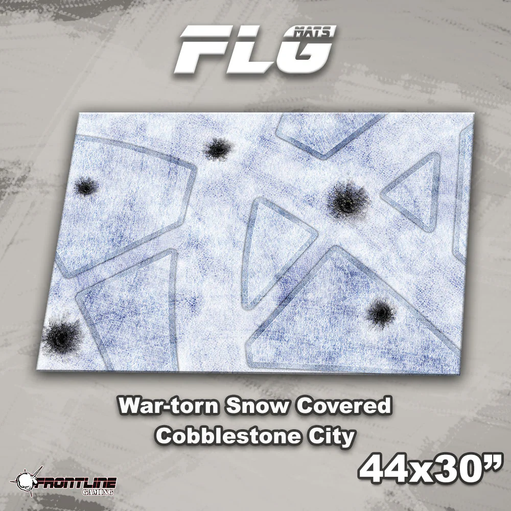 FLG Mats: War-torn Snow Covered Cobblestone City 1 - Image 8
