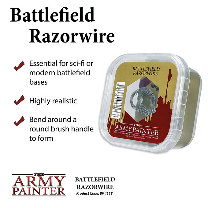 The Army Painter: Basing, Razor Wire