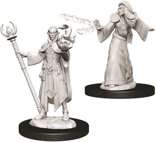 D&D Minis: Nolzur's Marvelous Unpainted Miniatures, W9 Male Elf Wizard