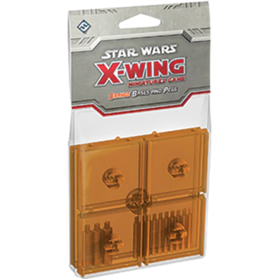 Star Wars X-Wing: Orange Bases and Pegs