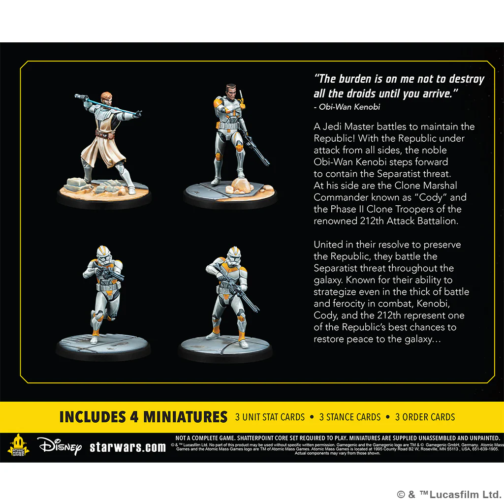 Star Wars: Shatterpoint - Hello There: General Obi-Wan Kenobi Squad Pack - Image 2