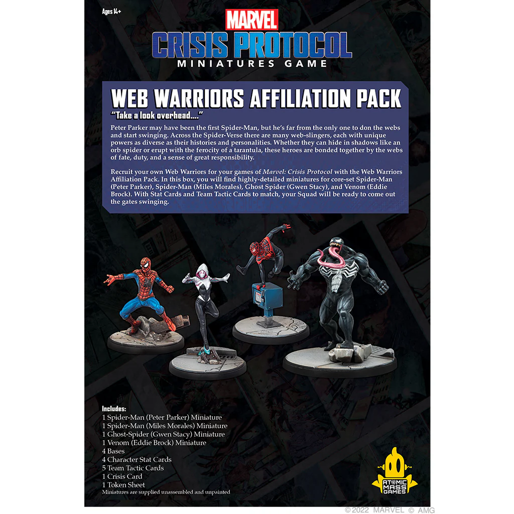 Marvel: Crisis Protocol- Web Warriors Affliliation Pack - Image 2