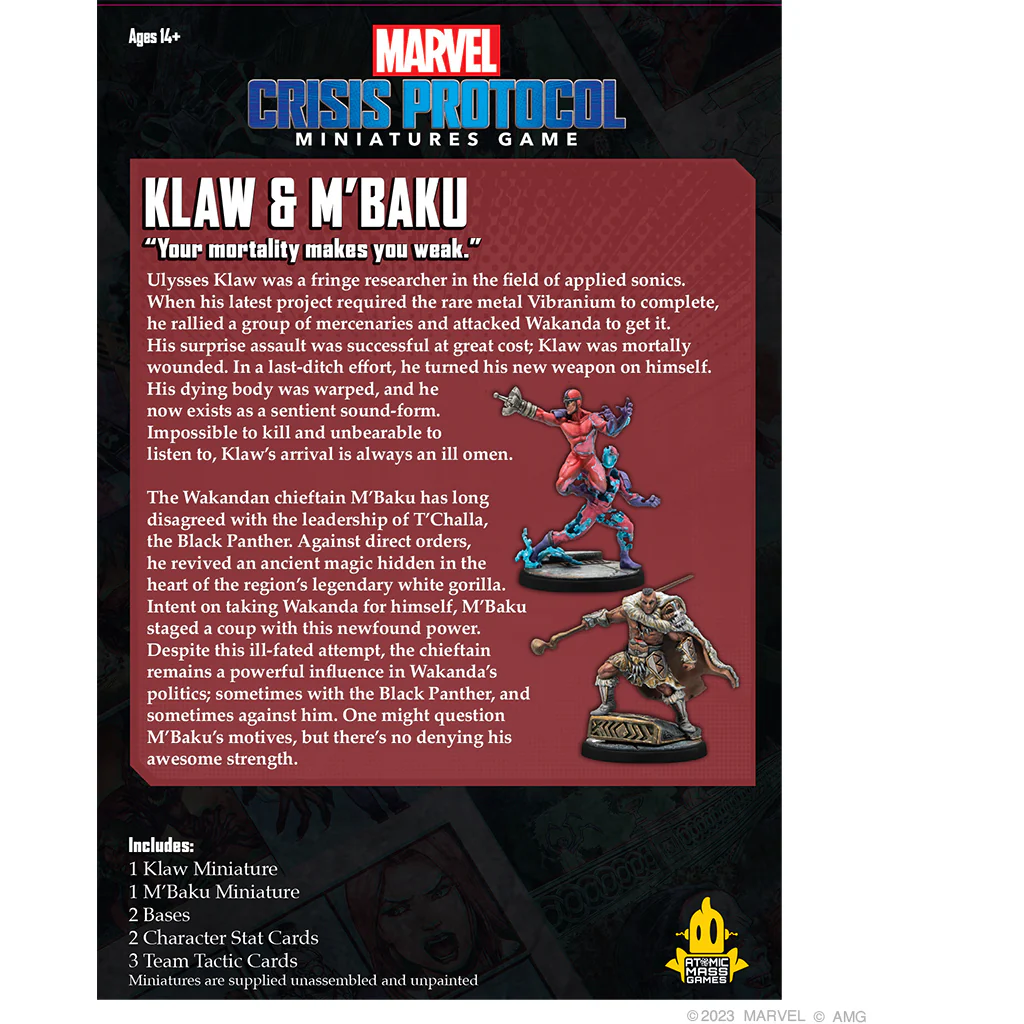 Marvel: Crisis Protocol - Klaw & M'Baku - Image 2