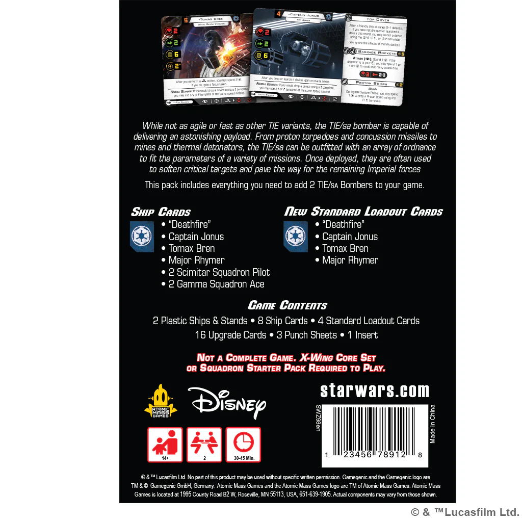 Star Wars X-Wing: TIE/SA Bomber - Image 3