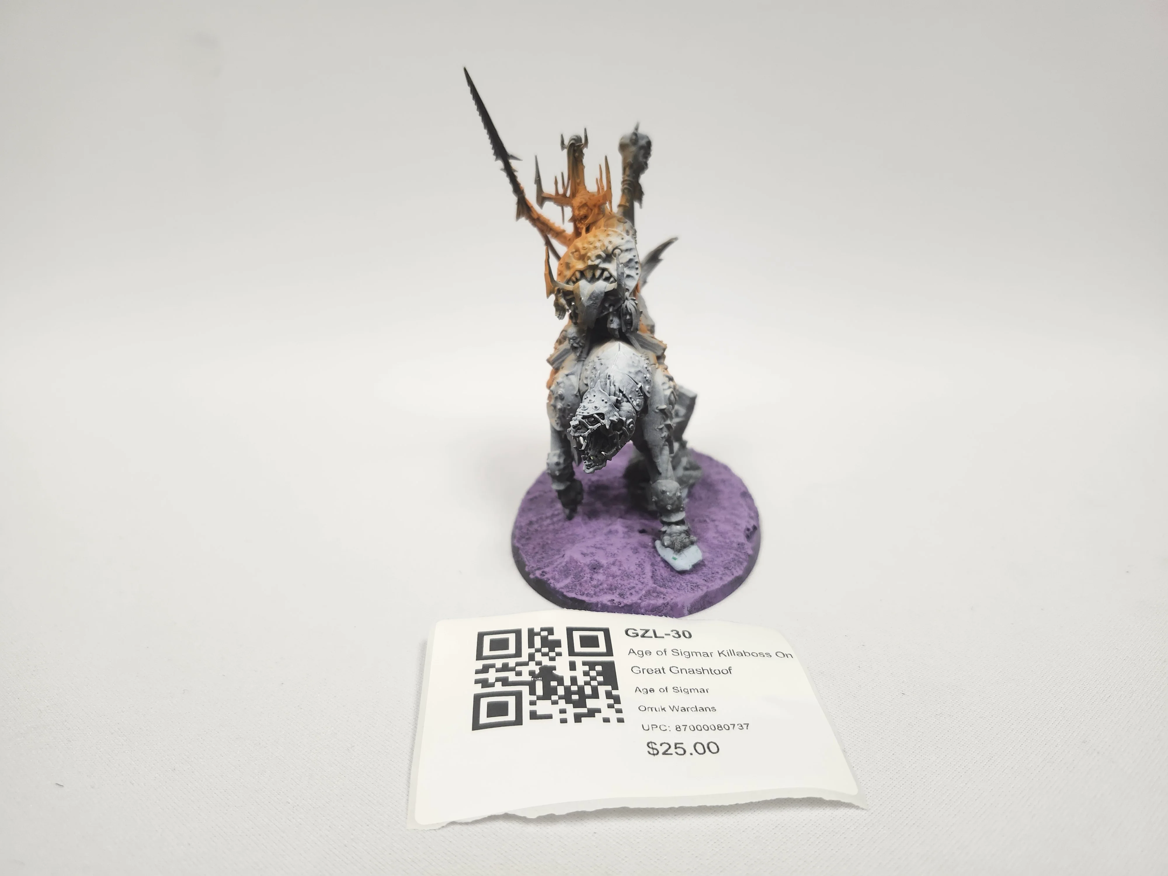 Age of Sigmar Killaboss On Great Gnashtoof GZL-30