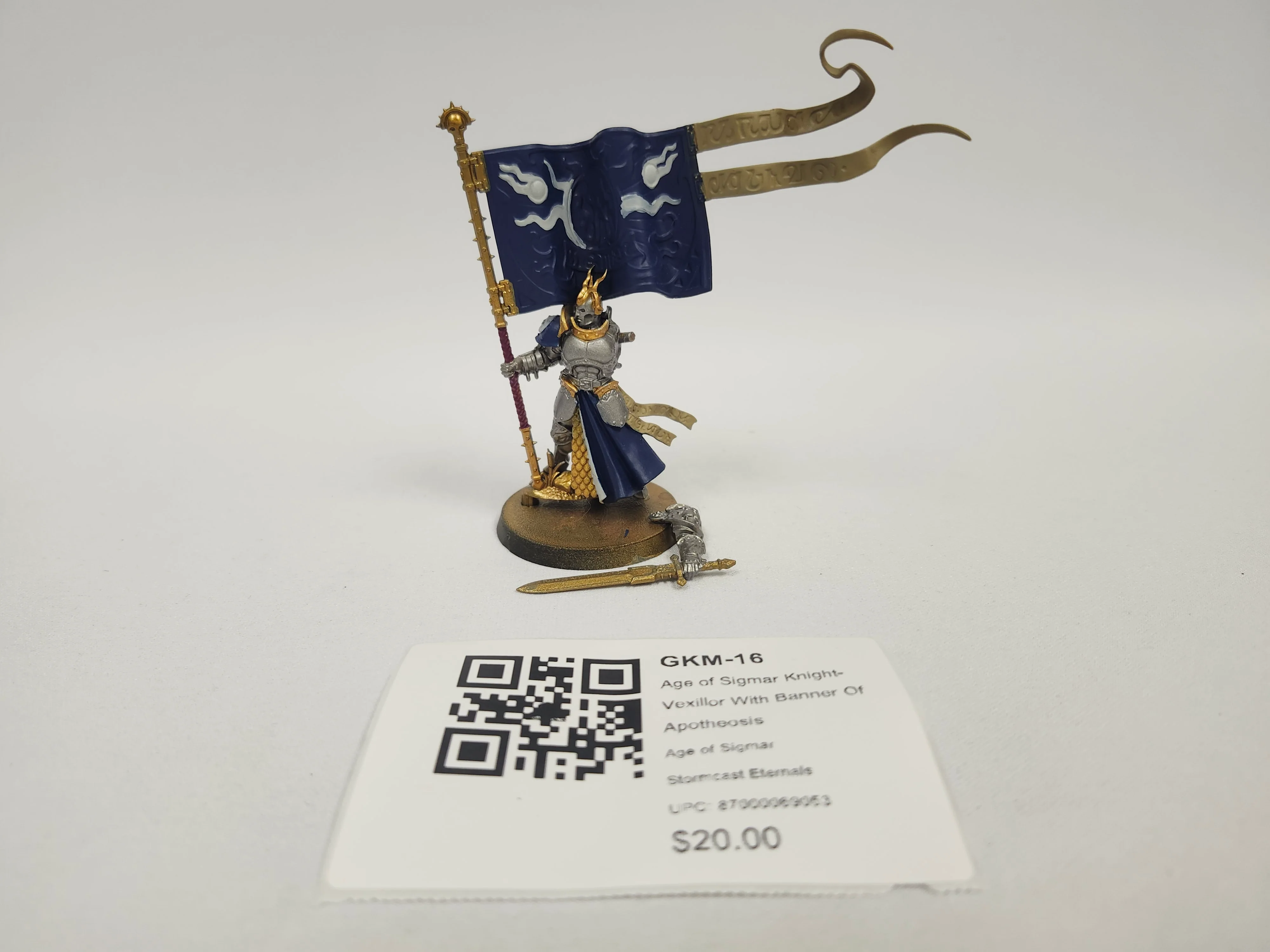 Age of Sigmar Knight-Vexillor With Banner Of Apotheosis GKM-16