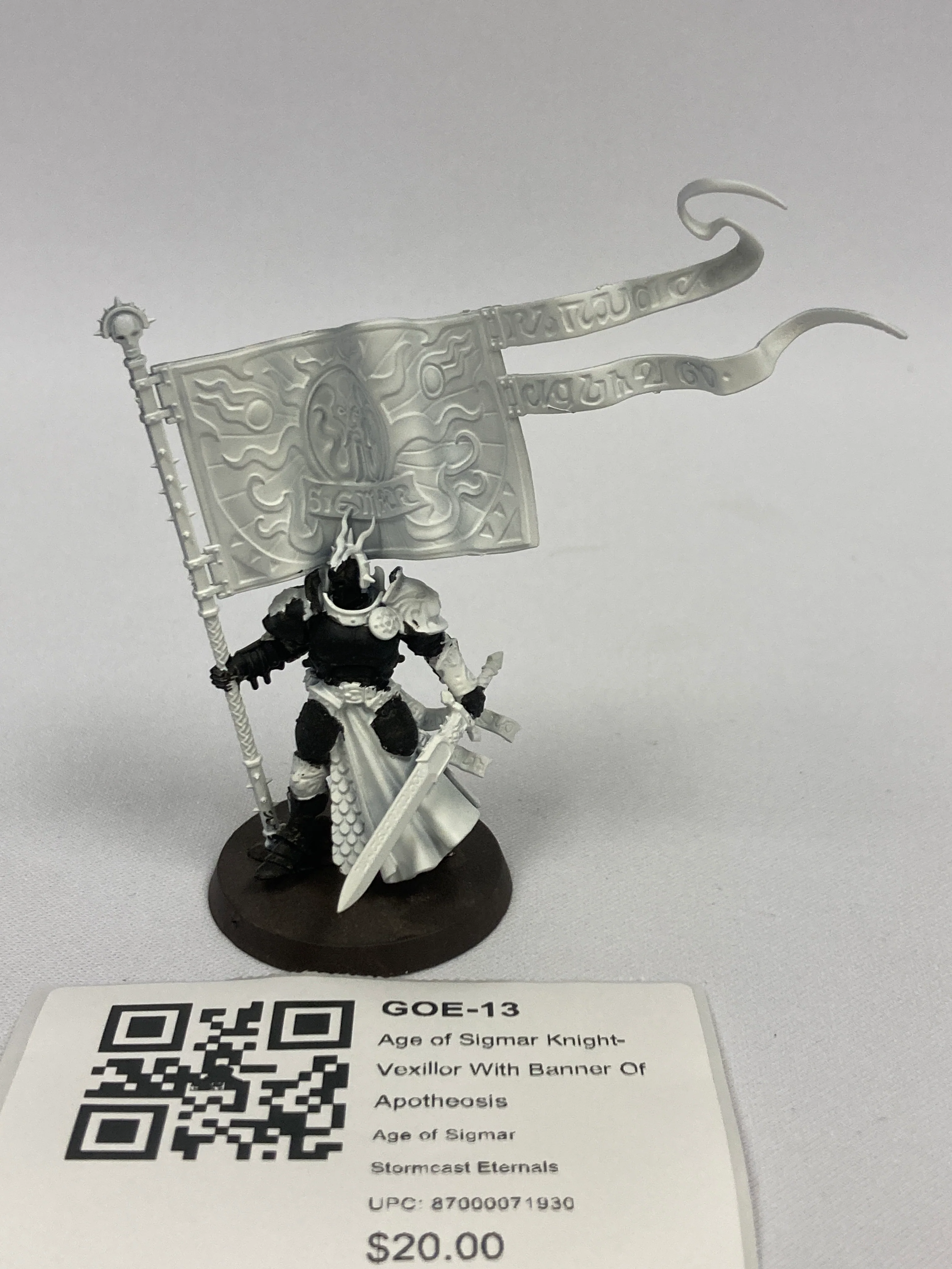 Age of Sigmar Knight-Vexillor With Banner Of Apotheosis GOE-13