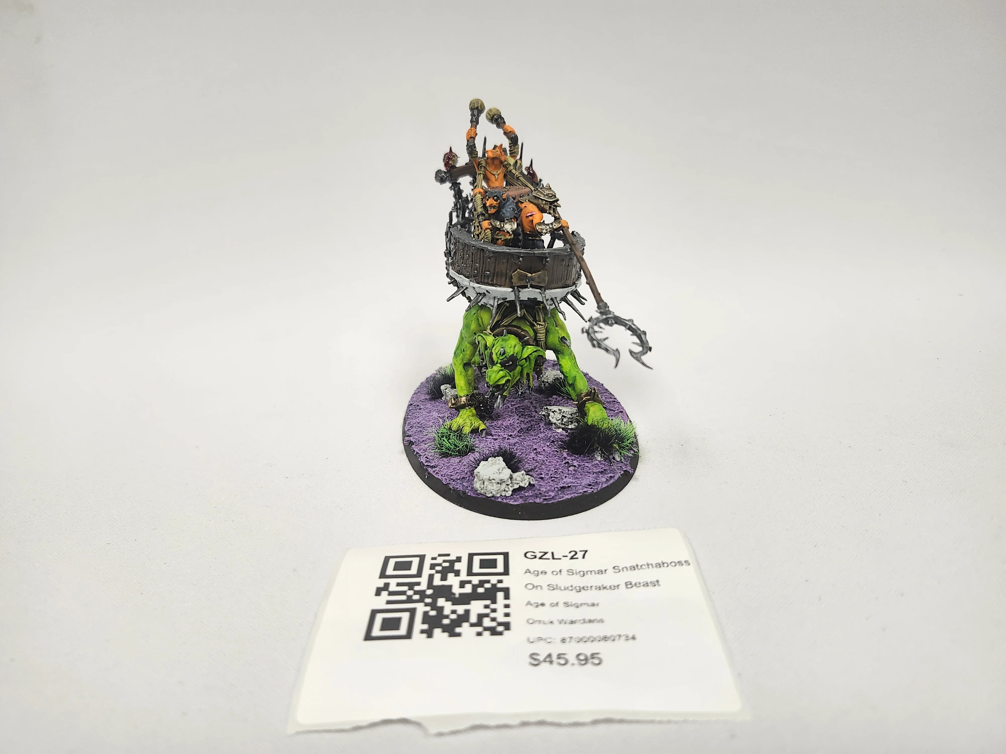 Age of Sigmar Snatchaboss On Sludgeraker Beast GZL-27