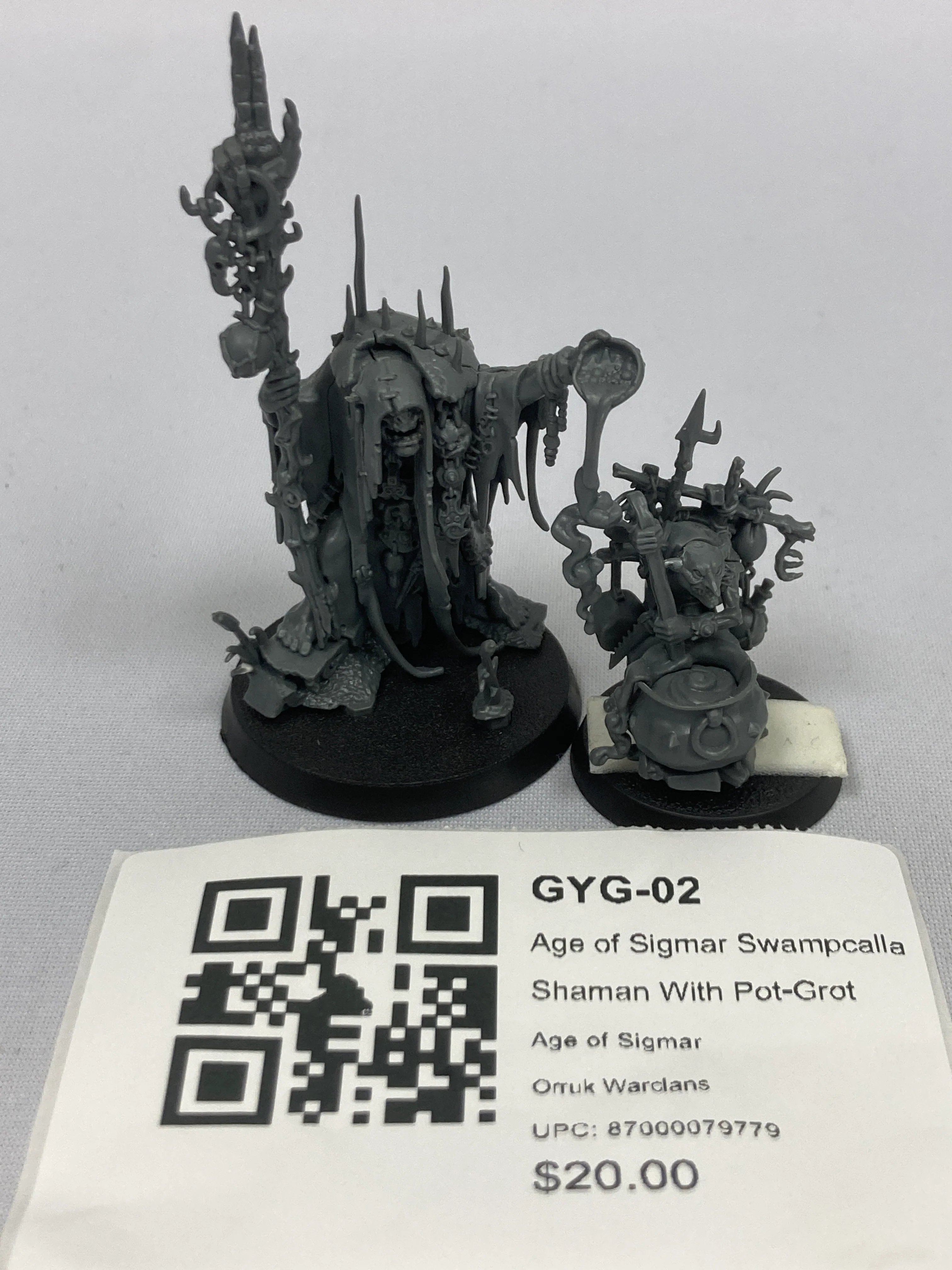 Age of Sigmar Swampcalla Shaman With Pot-Grot GYG-02