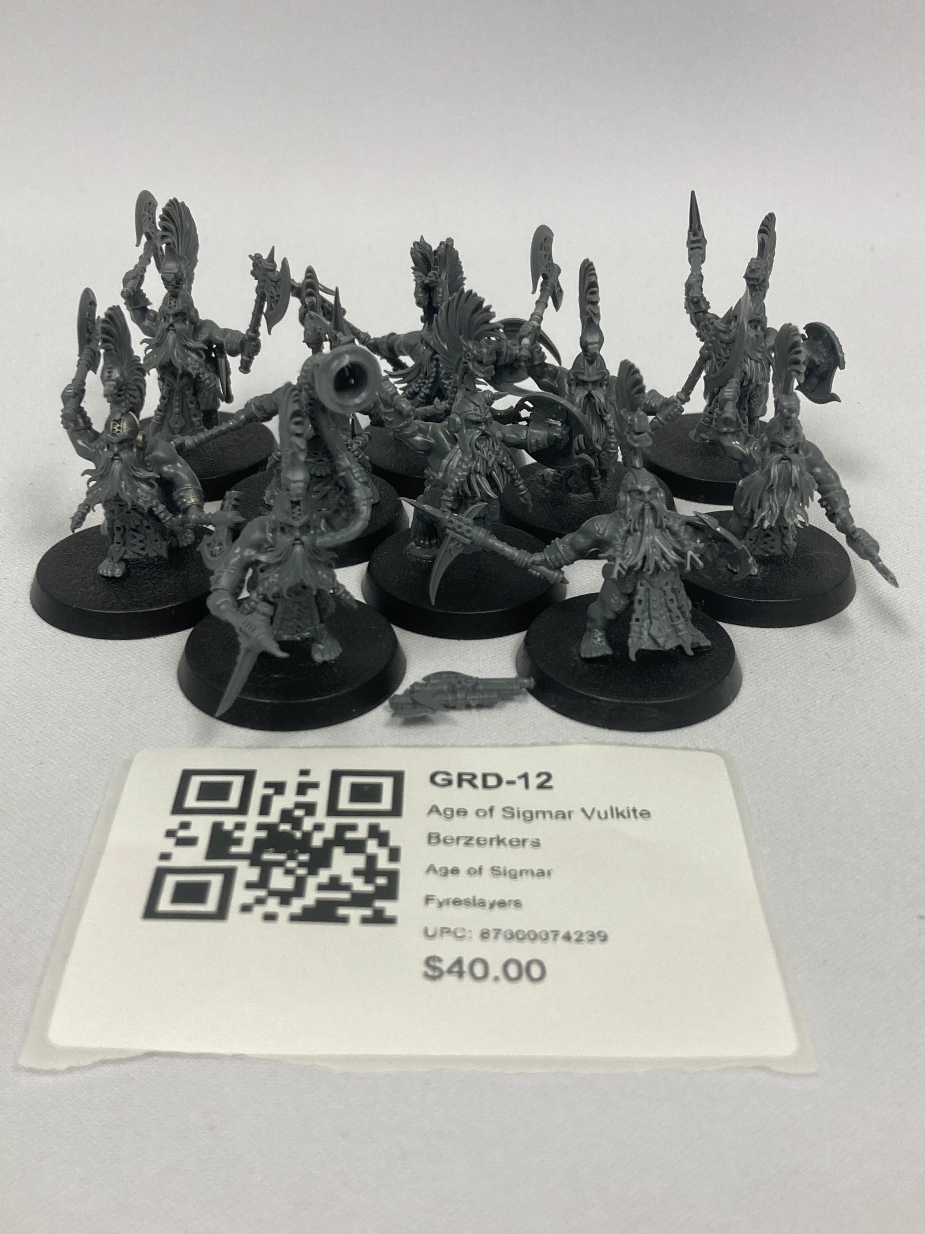 Age of Sigmar Vulkite Berzerkers GRD-12
