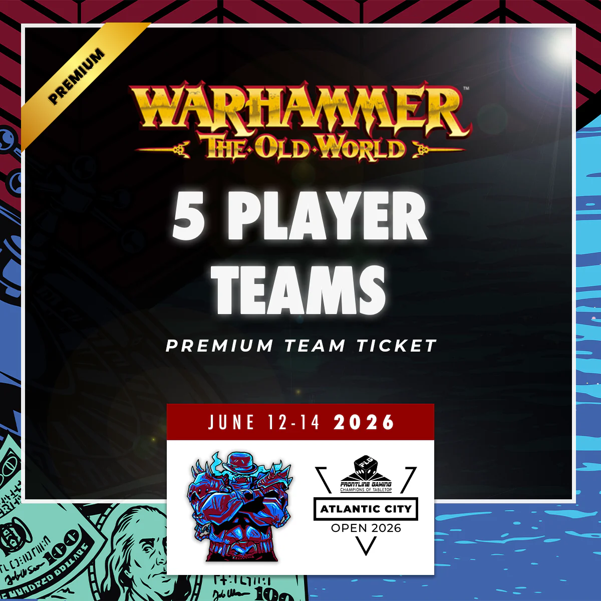 Atlantic City Open 2026 - The Old World Premium Teams Tournament Ticket