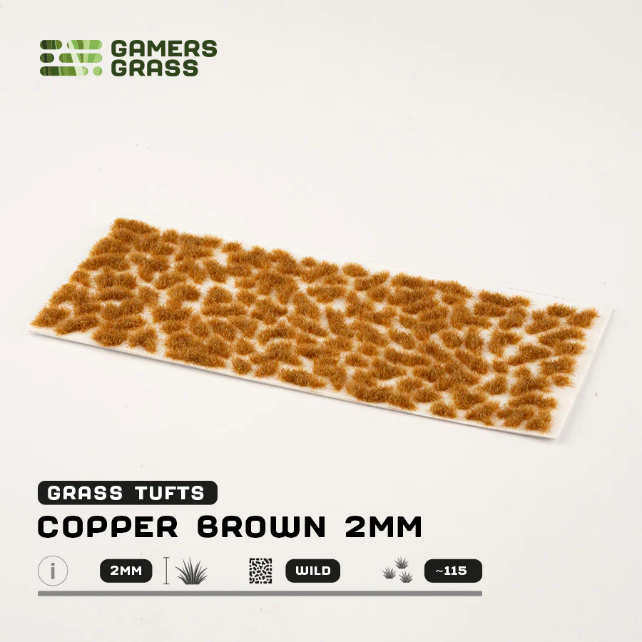 Gamers Grass: Copper Brown 2mm - Image 2