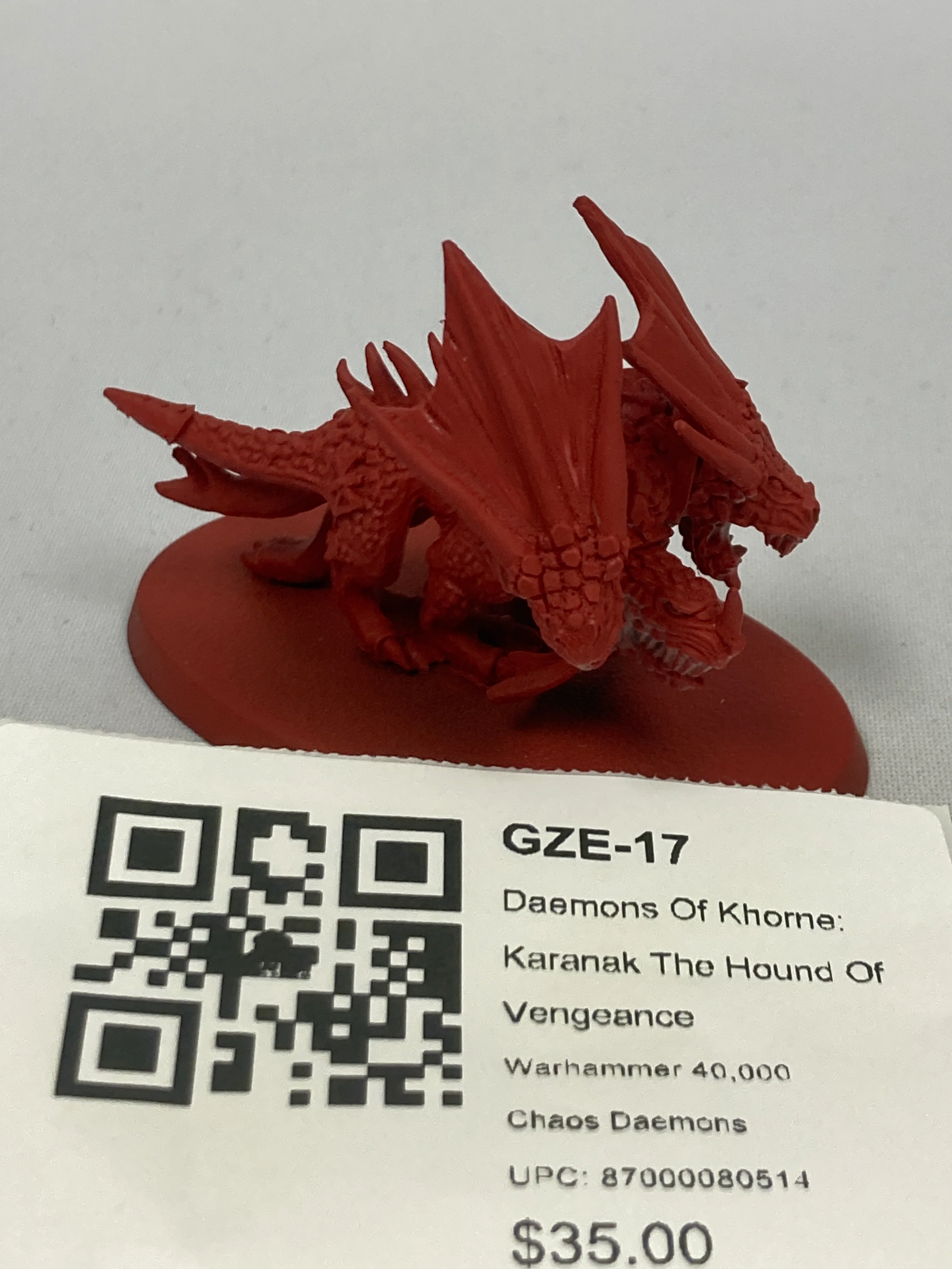 Daemons Of Khorne: Karanak The Hound Of Vengeance GZE-17