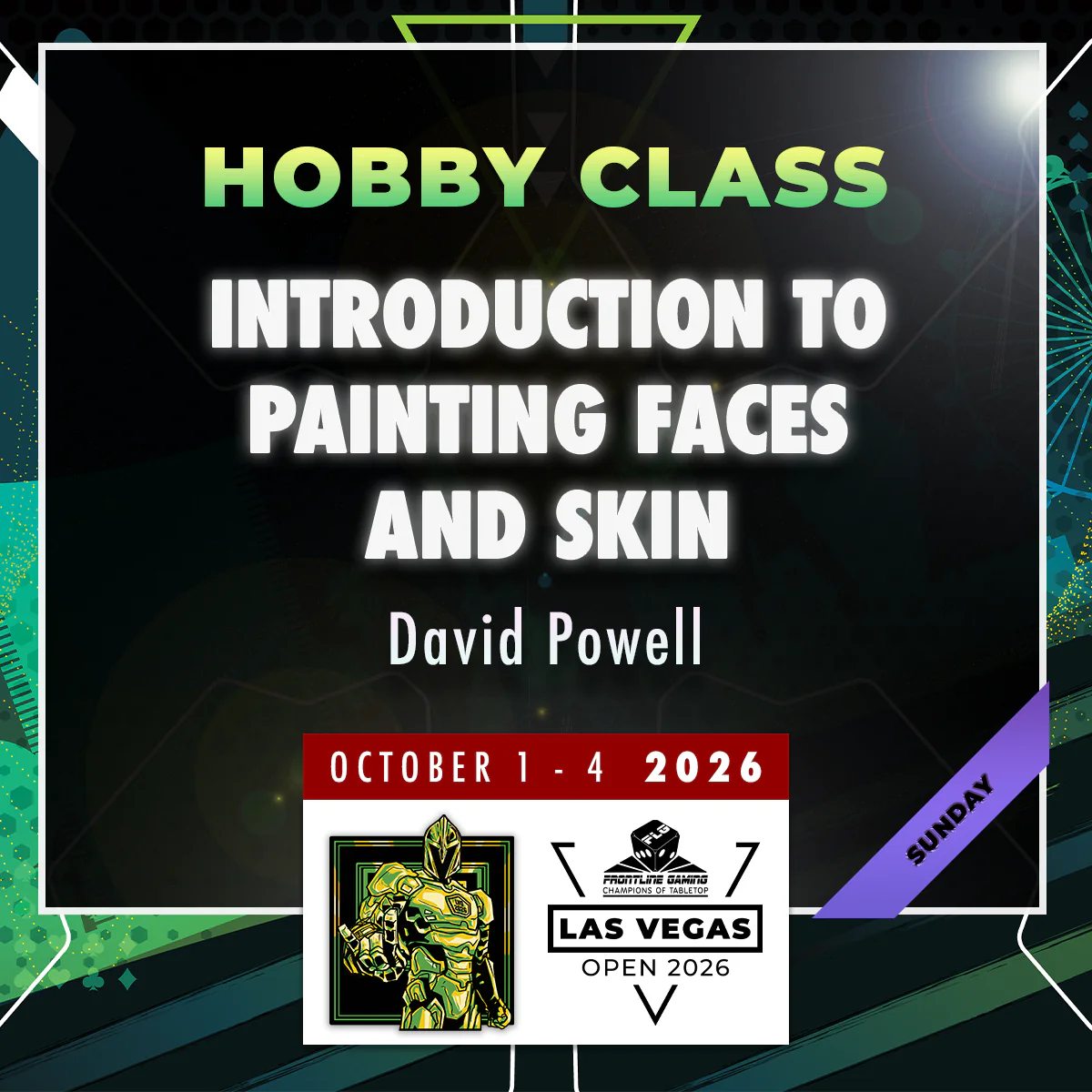 David Powell - Introduction to Painting Faces and Skin - LVO 2026 Hobby Class