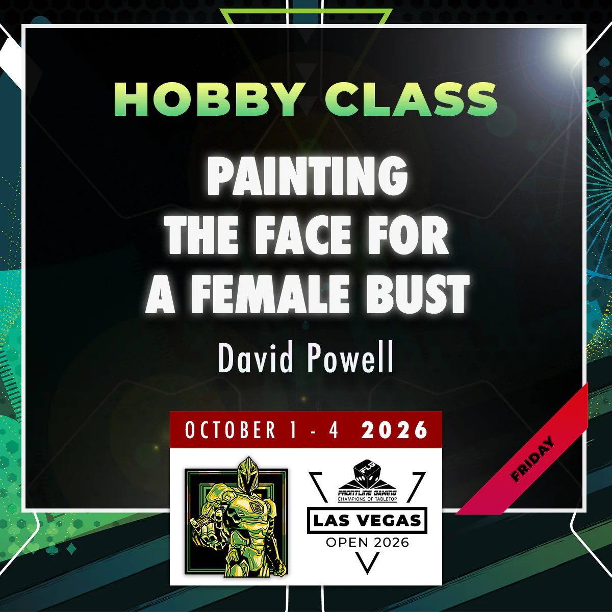 David Powell - Painting the Face for a Female Bust - LVO 2026 Hobby Class