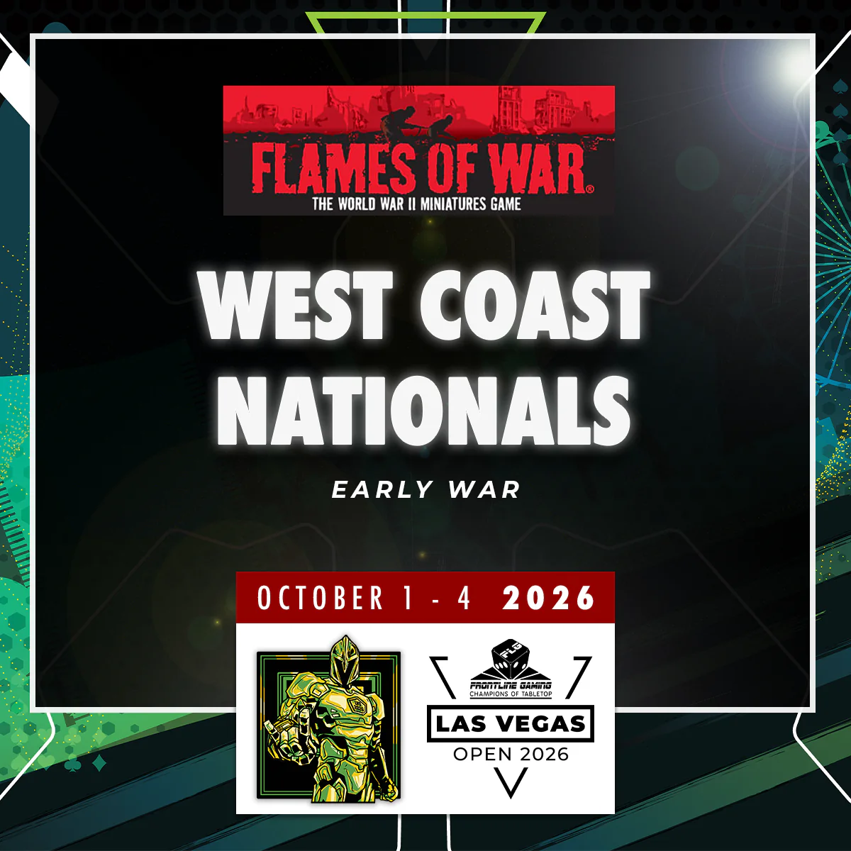 Flames of War - West Coast Nationals Early War - LVO 2026