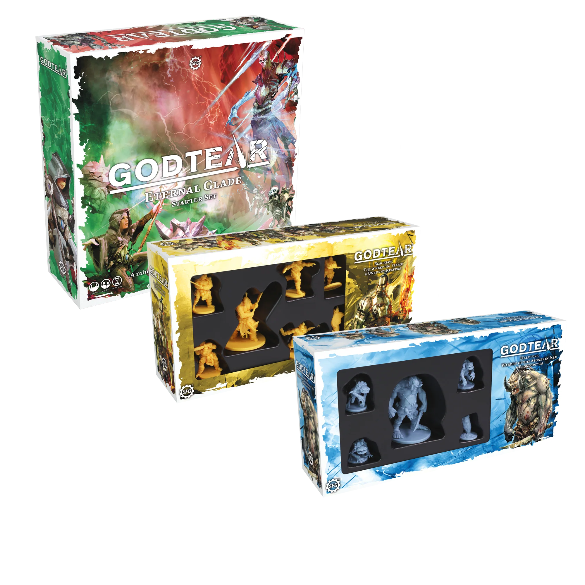 Godtear Eternal Glade Starter Set - Nia - The Crystalmancer / Morrigan - Lich Queen od the Frozen Wastes - Image 5