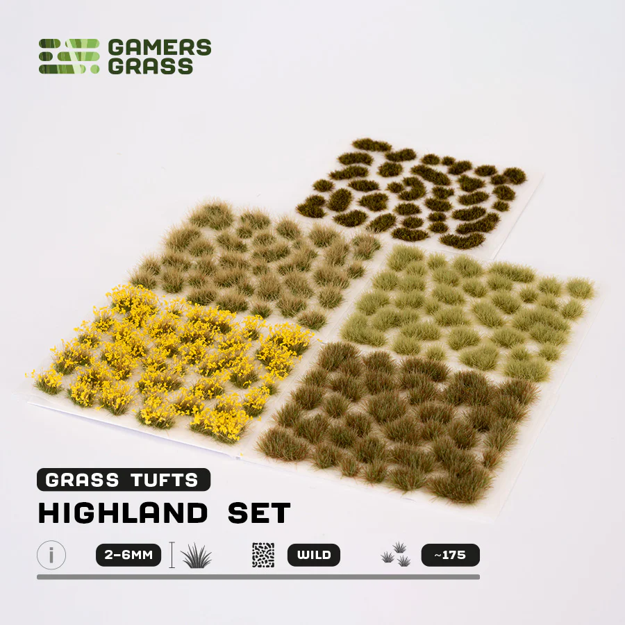 Gamers Grass: Highland Tuft Set