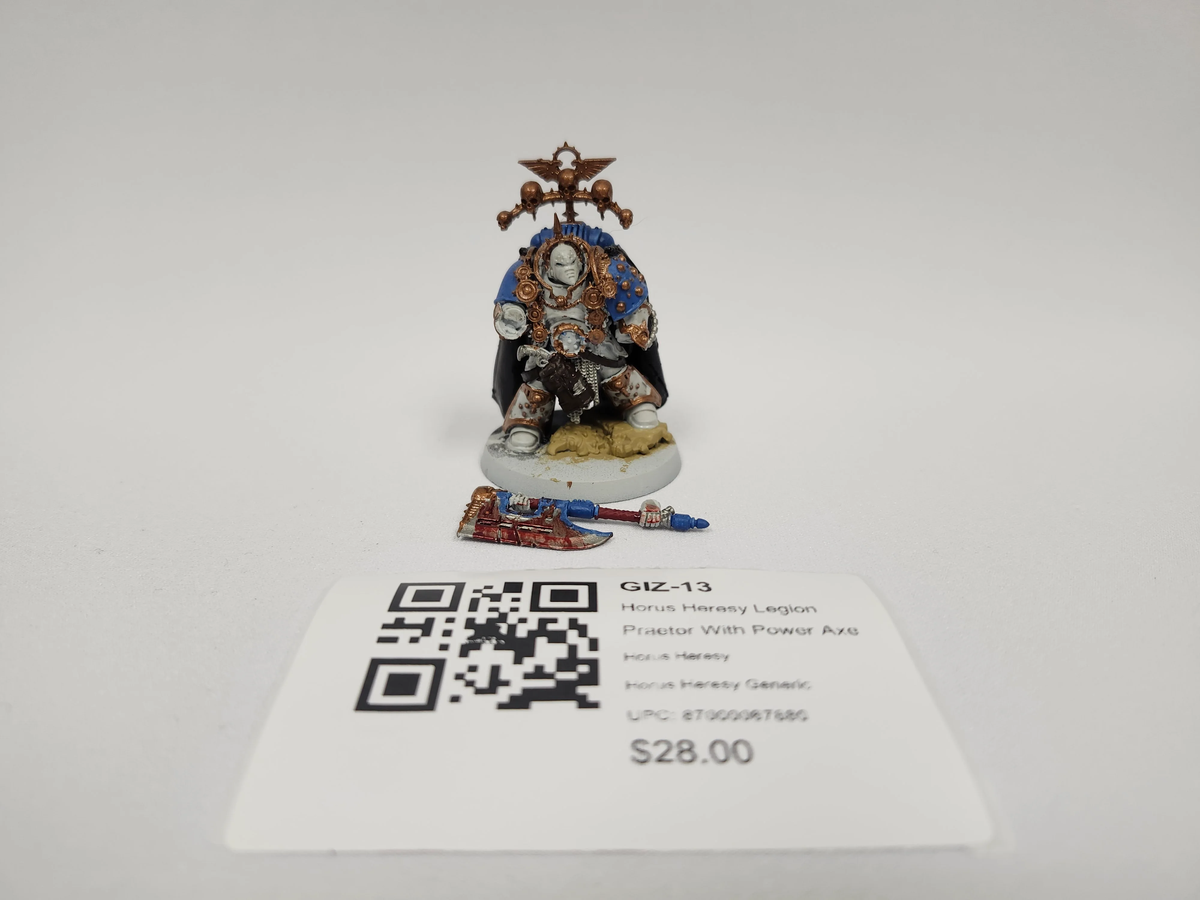 Horus Heresy Legion Praetor With Power Axe GIZ-13