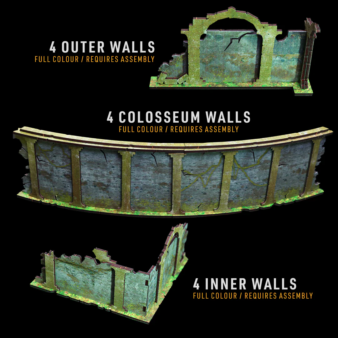 King of the Colosseum Jungle Set by Play On Table Top - Image 4