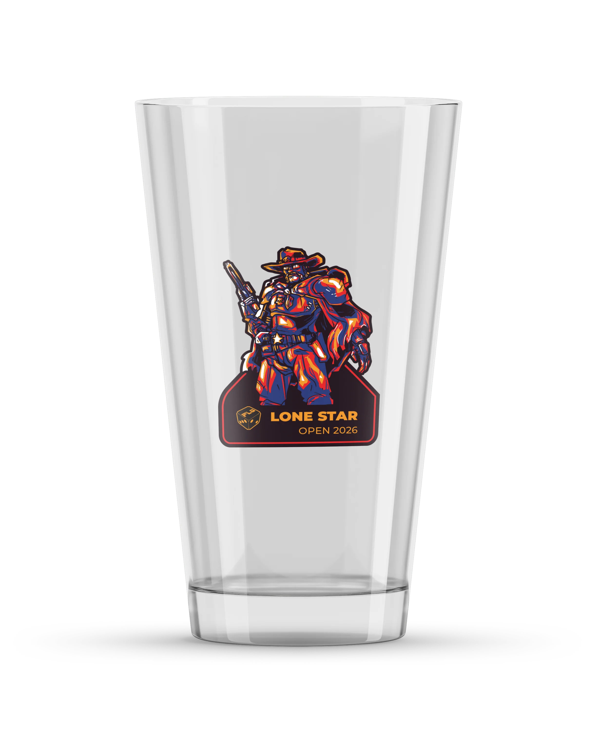 Lone Star Open 2026 - Event Pint Glass - Image 2