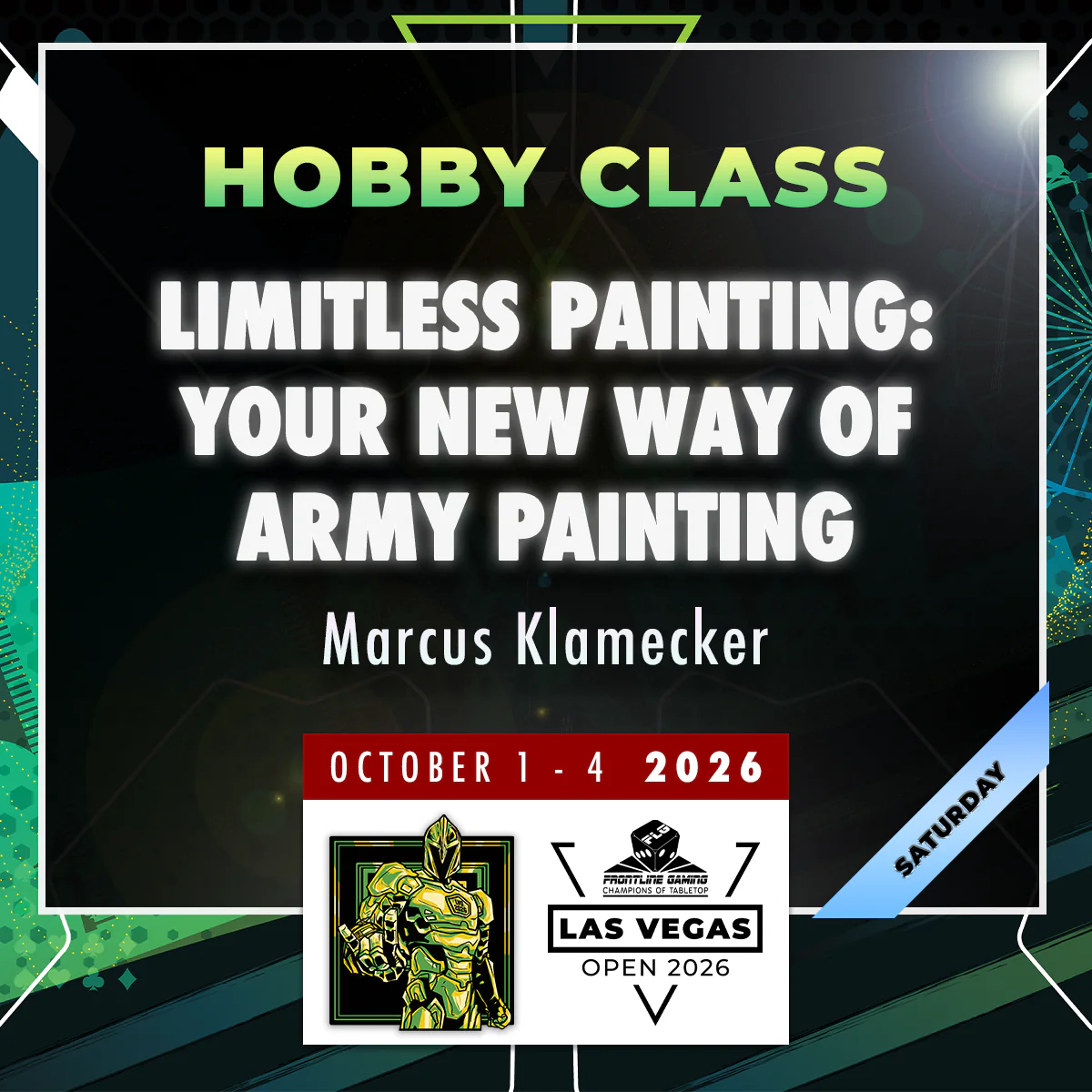 Marcus Klamecker - Limitless painting: Your new way of armypainting - LVO 2026 Hobby Class