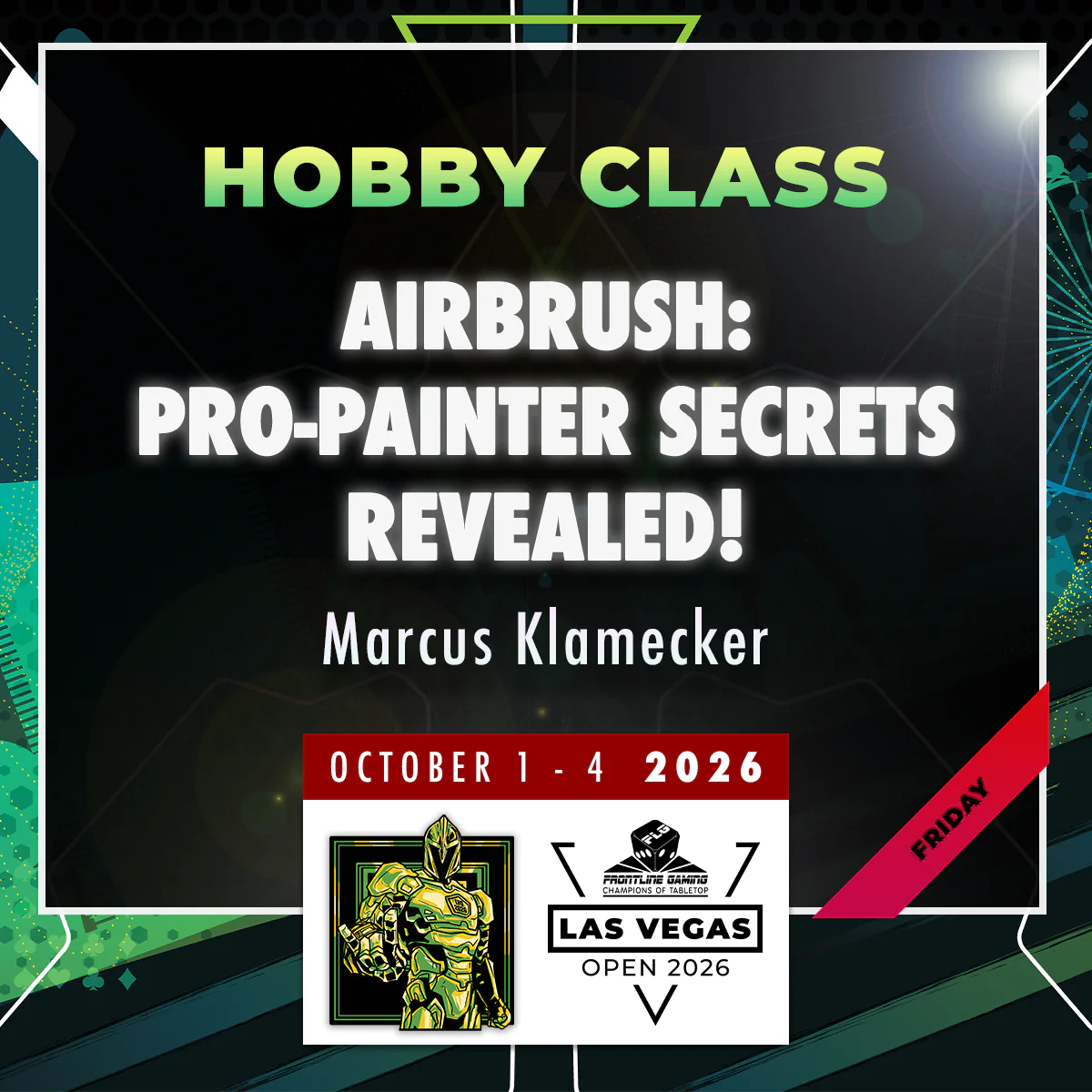 Markus Klamecker - Pro-Painter Secrets Revealed! - LVO 2026 Hobby Class