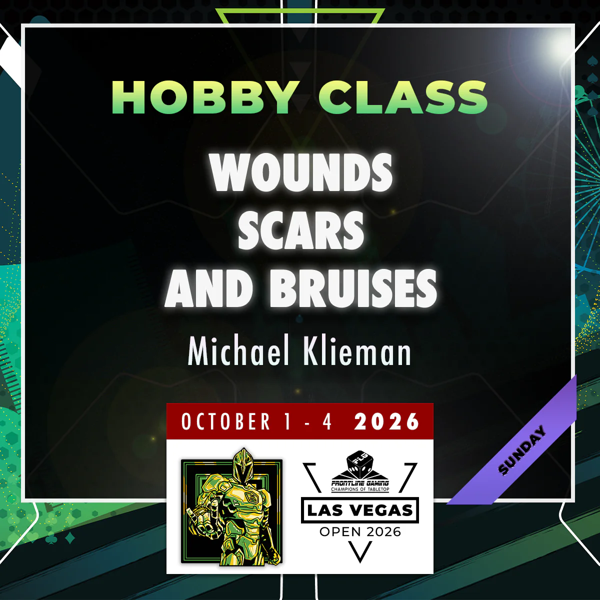 Michael Klieman - Wounds, Scars, and Bruises - LVO 2026 Hobby Class