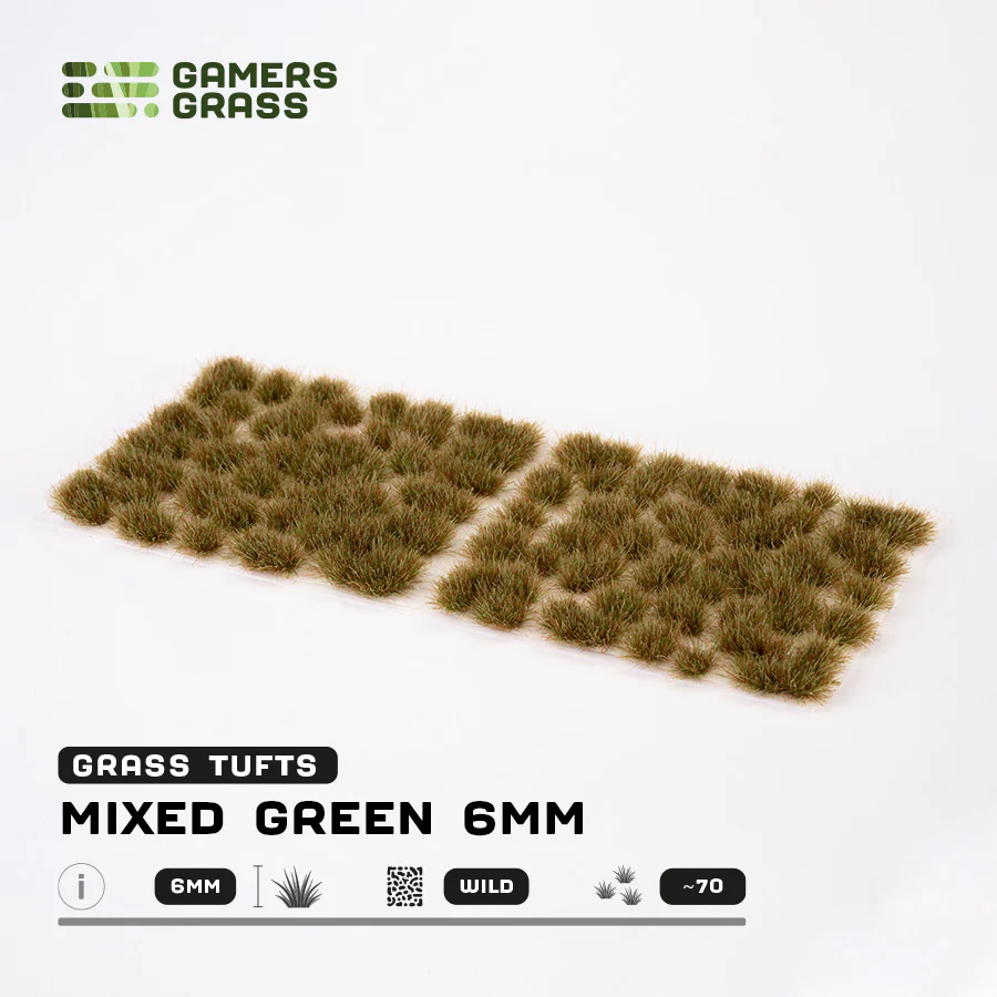 Gamers Grass: Mixed Green 6mm - Wild - Image 2