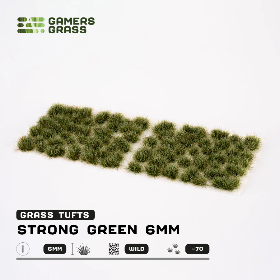 Gamers Grass: Strong Green 6mm - Wild - Image 2