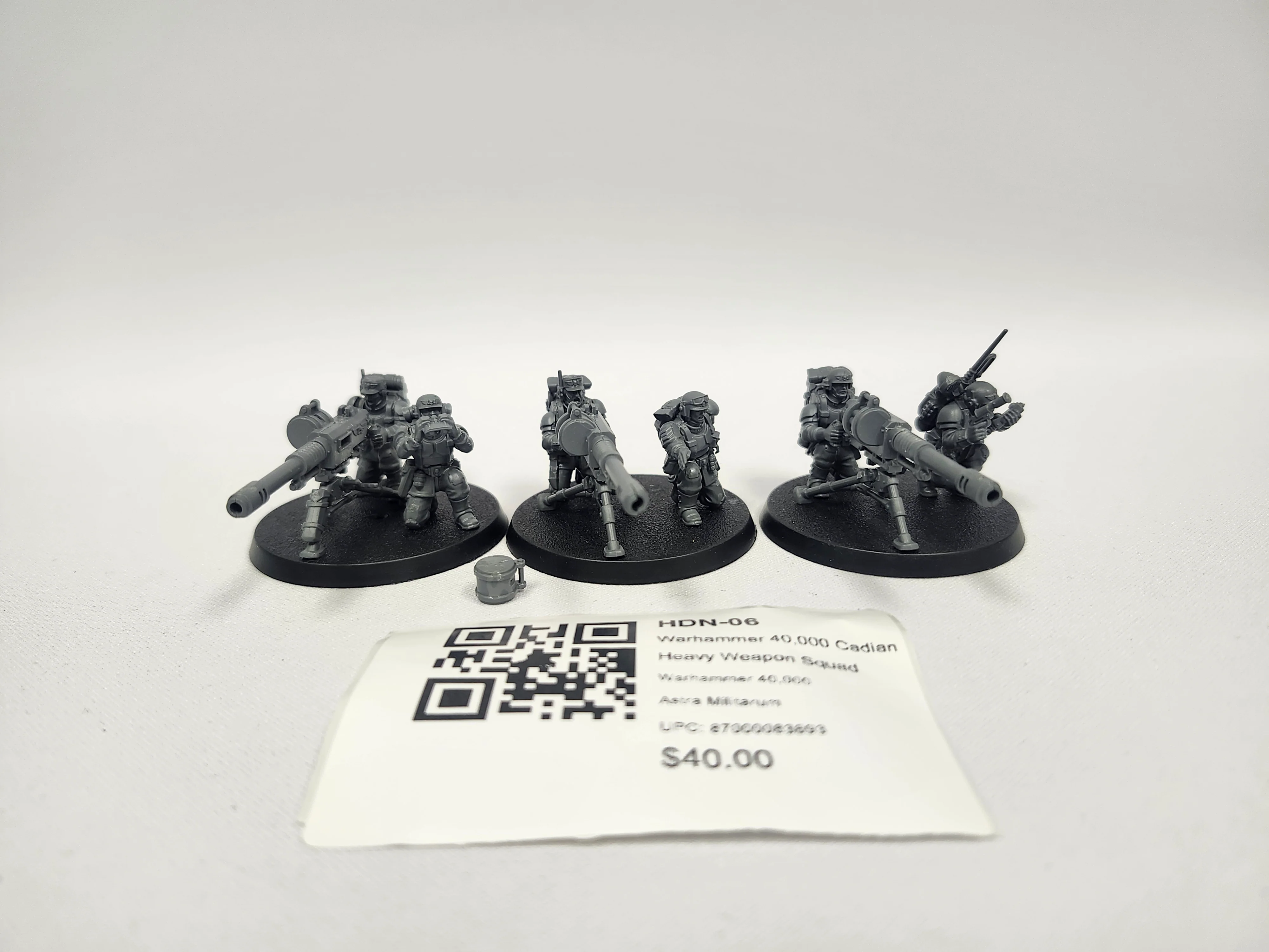 Warhammer 40,000 Cadian Heavy Weapon Squad HDN-06