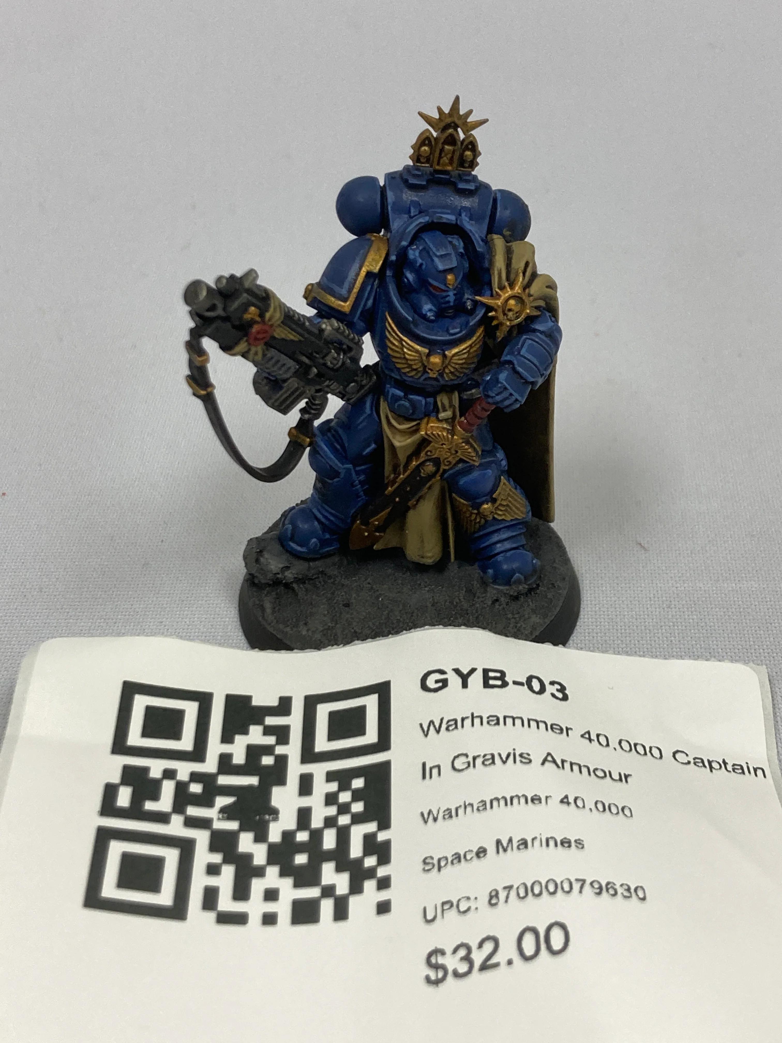 Warhammer 40,000 Captain In Gravis Armour GYB-03