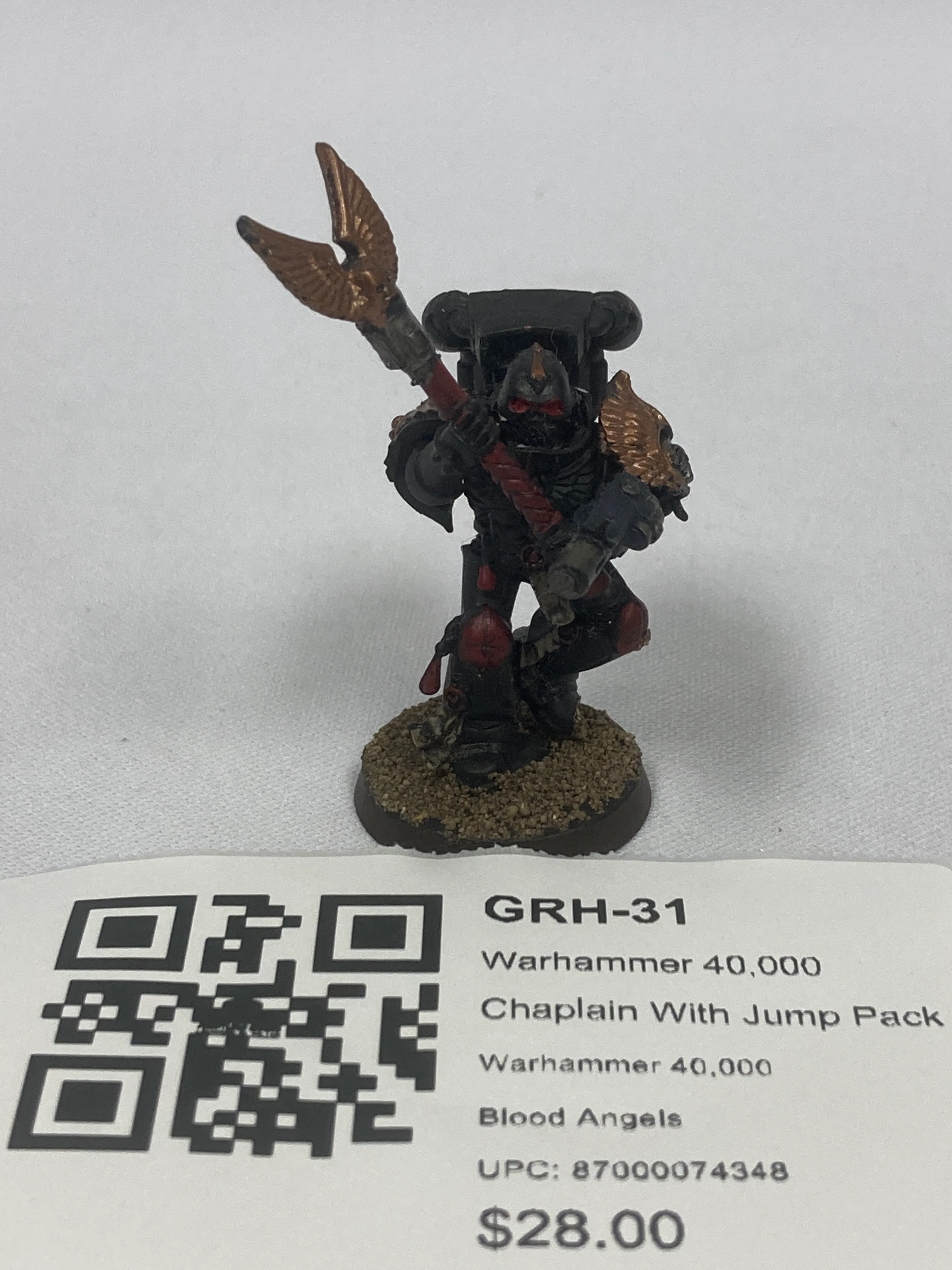 Warhammer 40,000 Chaplain With Jump Pack GRH-31