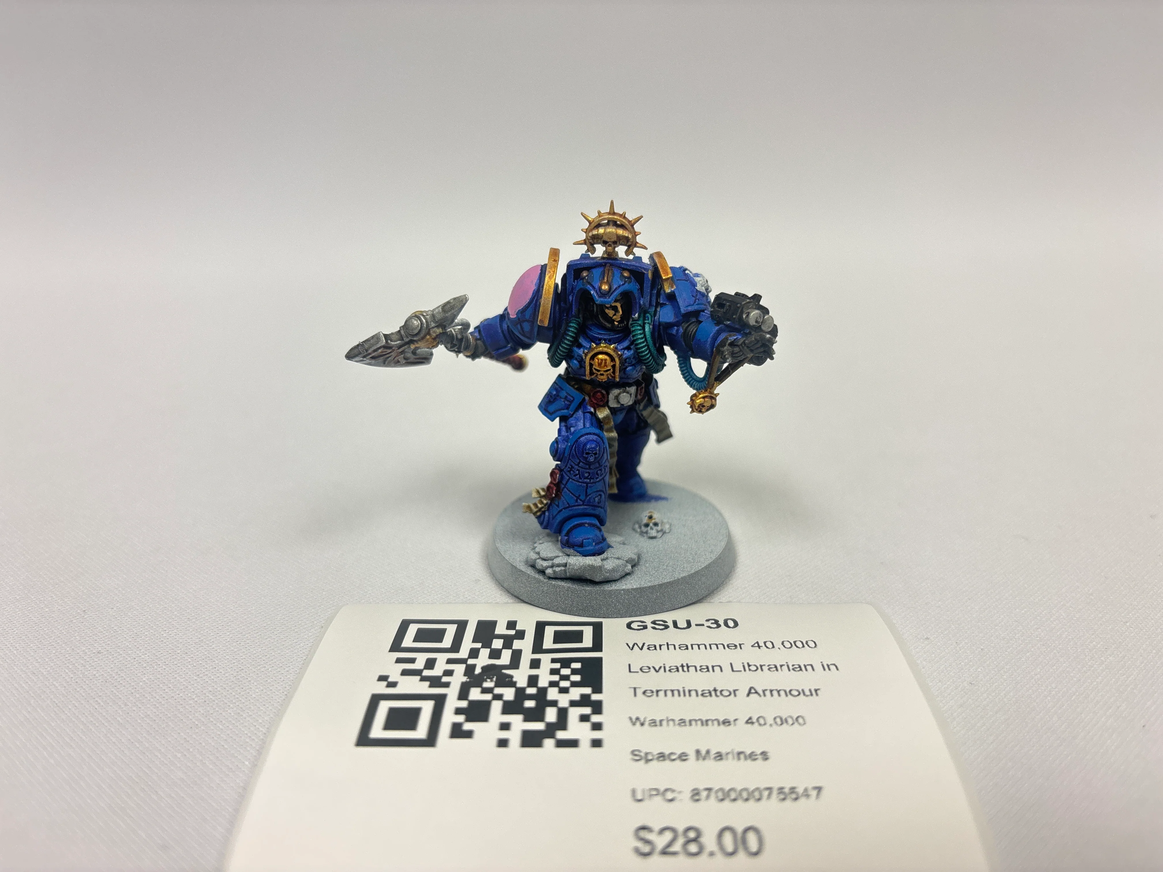 Warhammer 40,000 Leviathan Librarian in Terminator Armour GSU-30