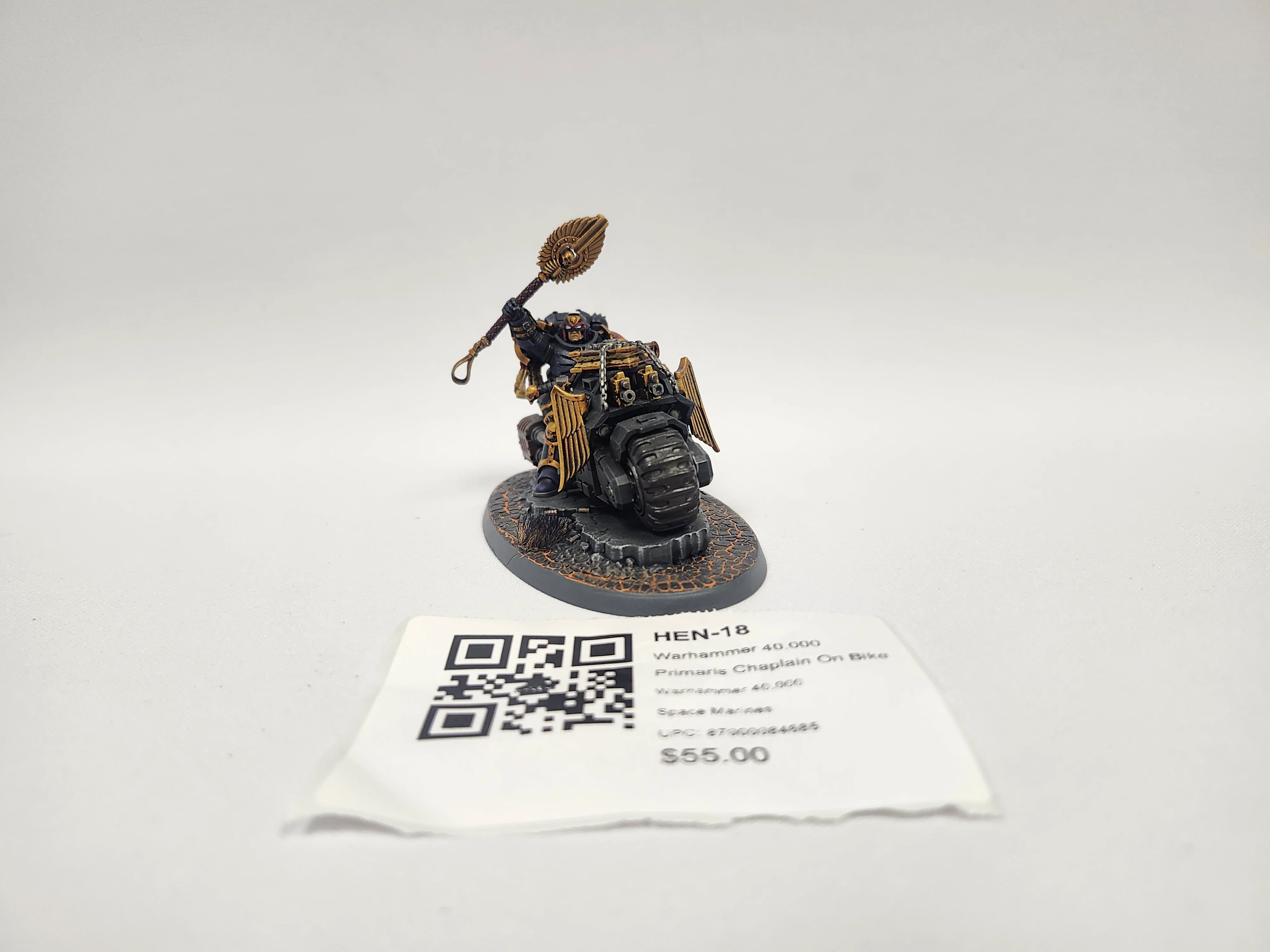 Warhammer 40,000 Primaris Chaplain On Bike HEN-18