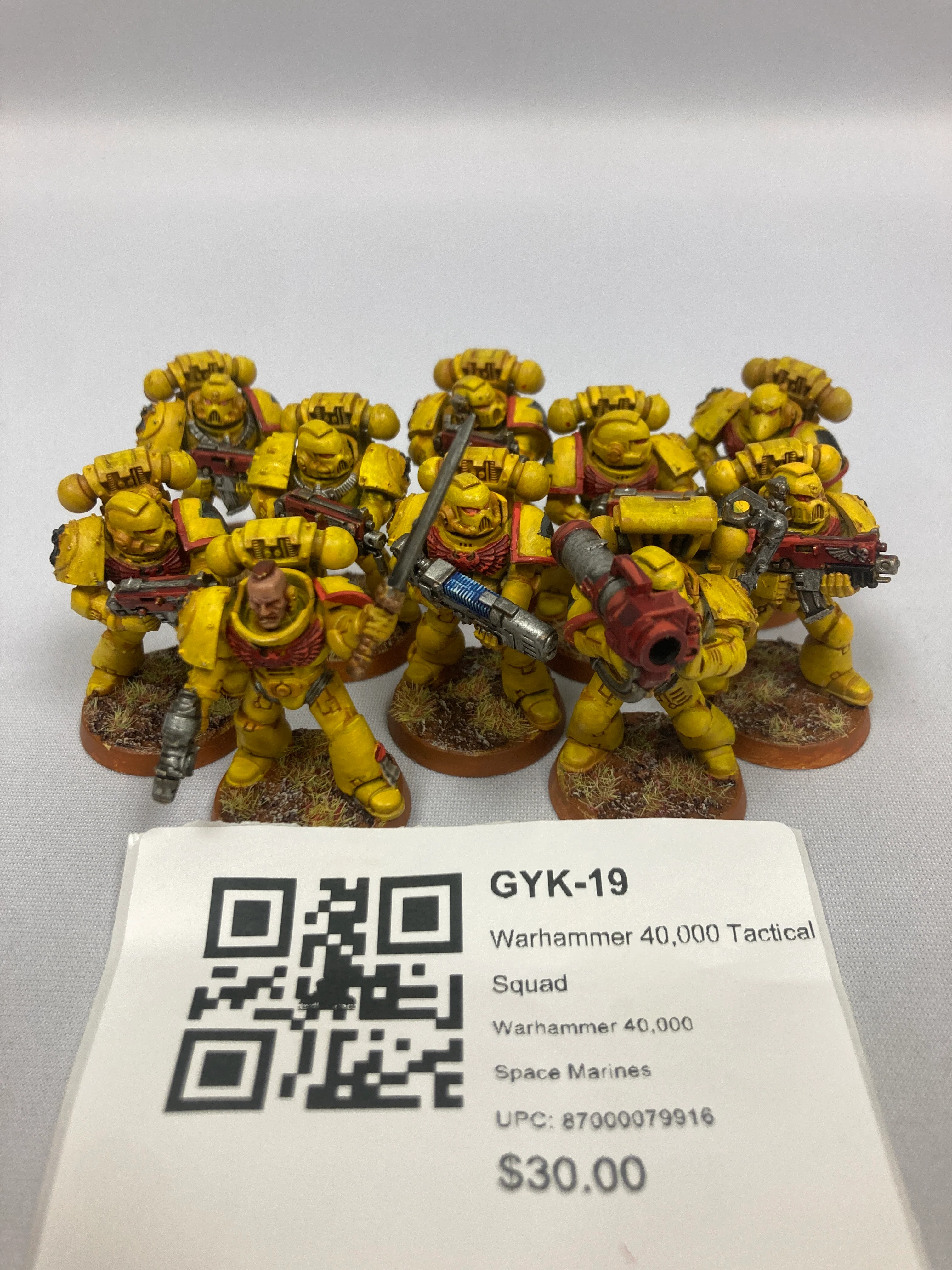 Warhammer 40,000 Tactical Squad GYK-19