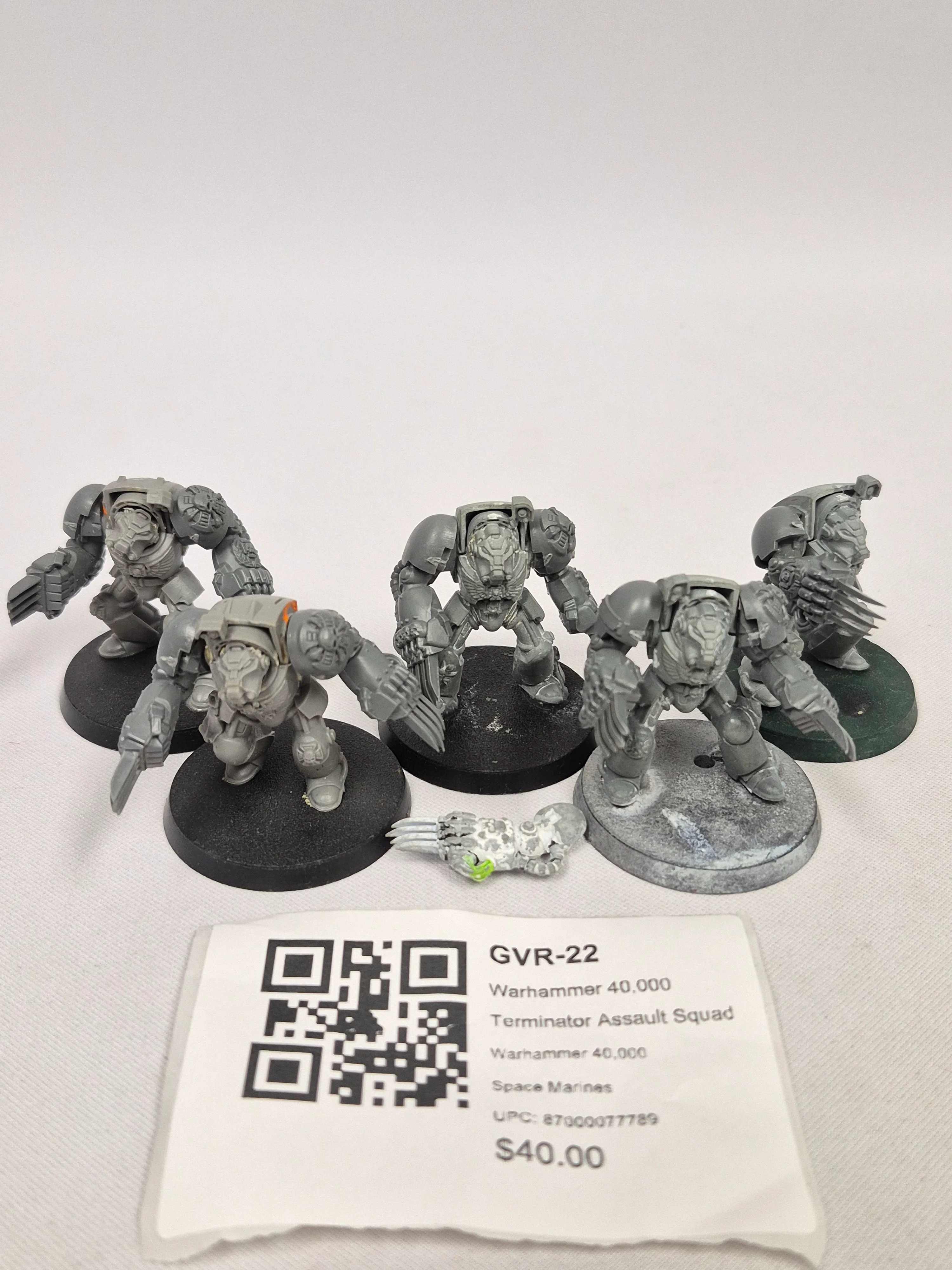 Warhammer 40,000 Terminator Assault Squad GVR-22