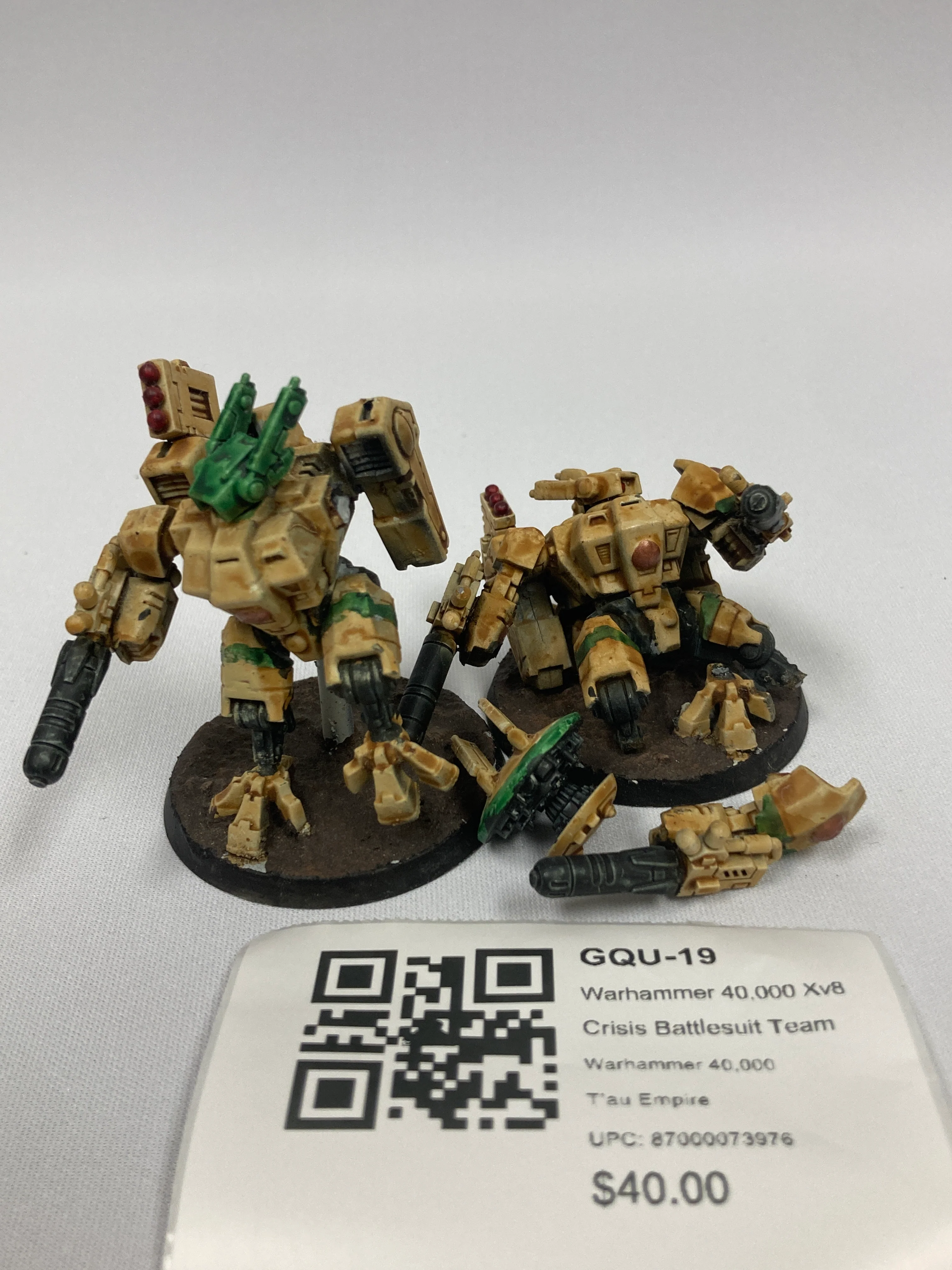 Warhammer 40,000 Xv8 Crisis Battlesuit Team GQU-19