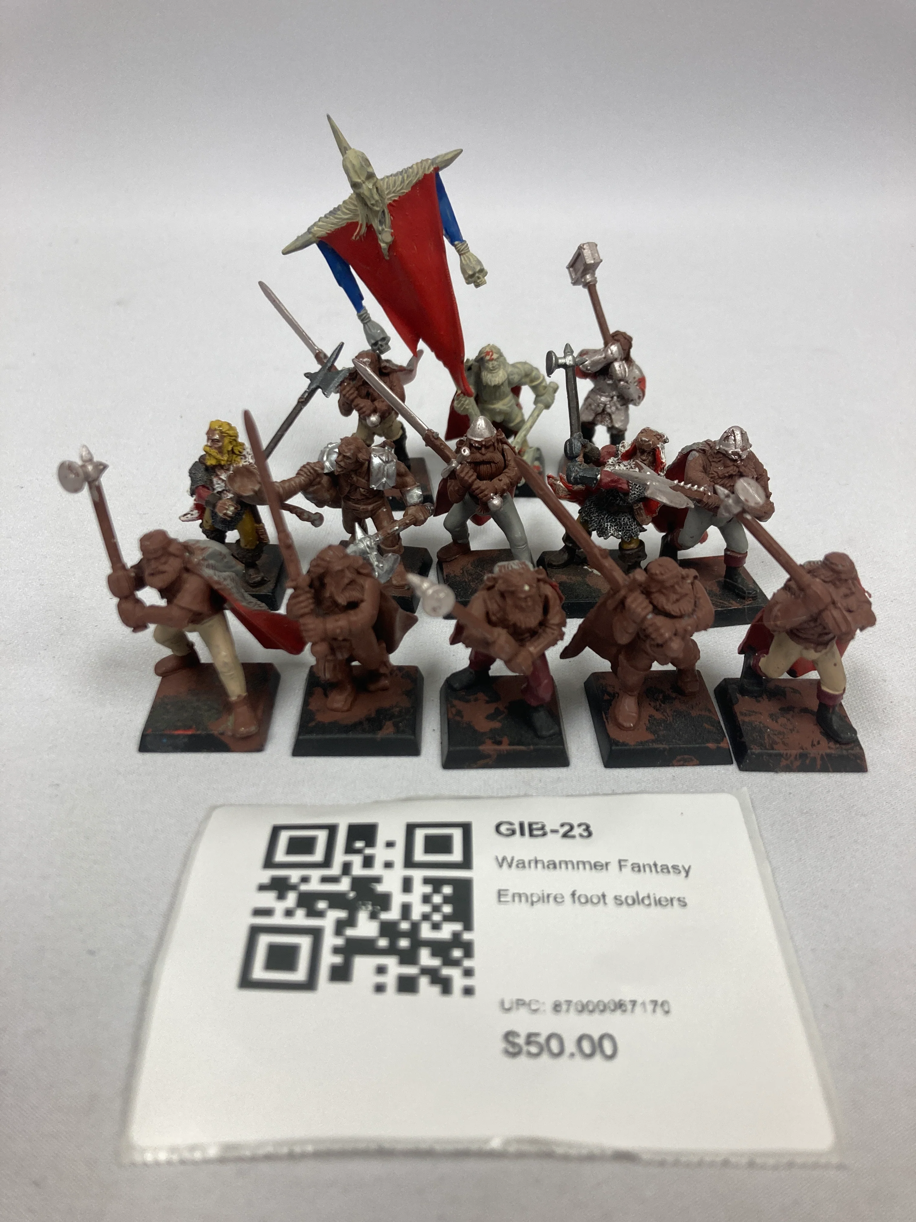 Warhammer Fantasy Empire foot soldiers GIB-23